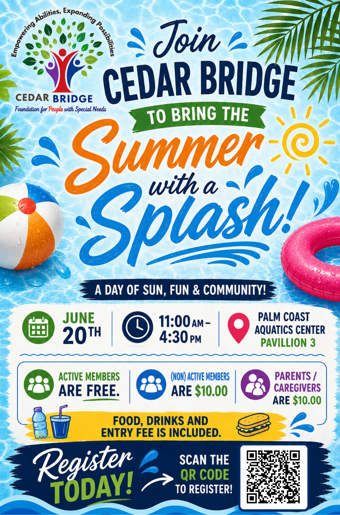 CBF summer pool splash