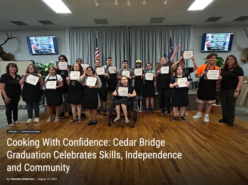 Cooking with Confidence Graduation Ceremony